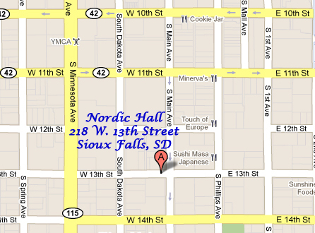 Nordic Hall location